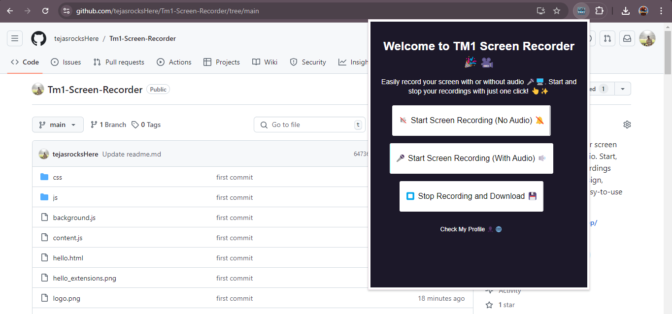 TM1 Screen Recorder